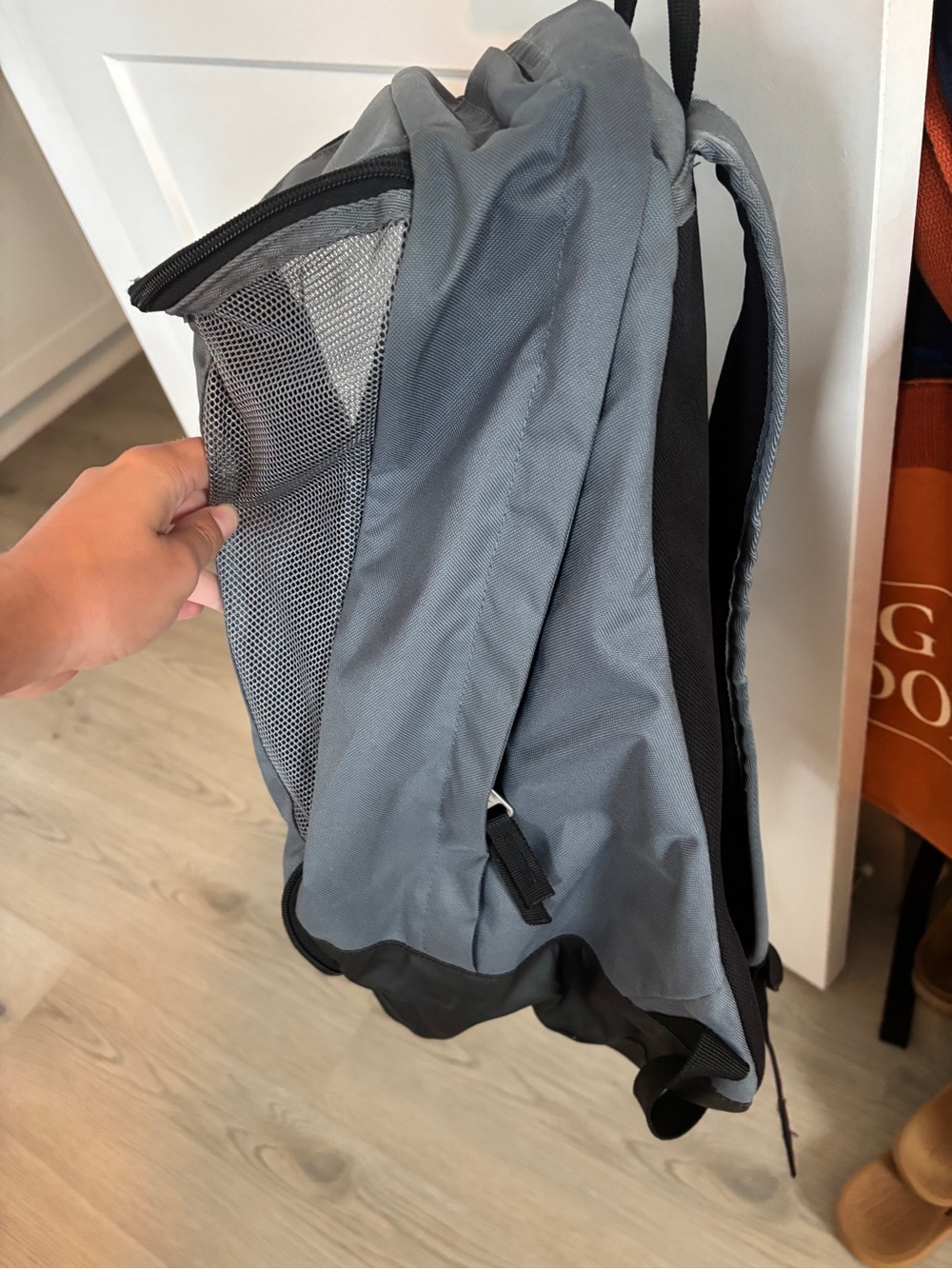 Nike Gray Sports Backpack - Picture 3 of 9